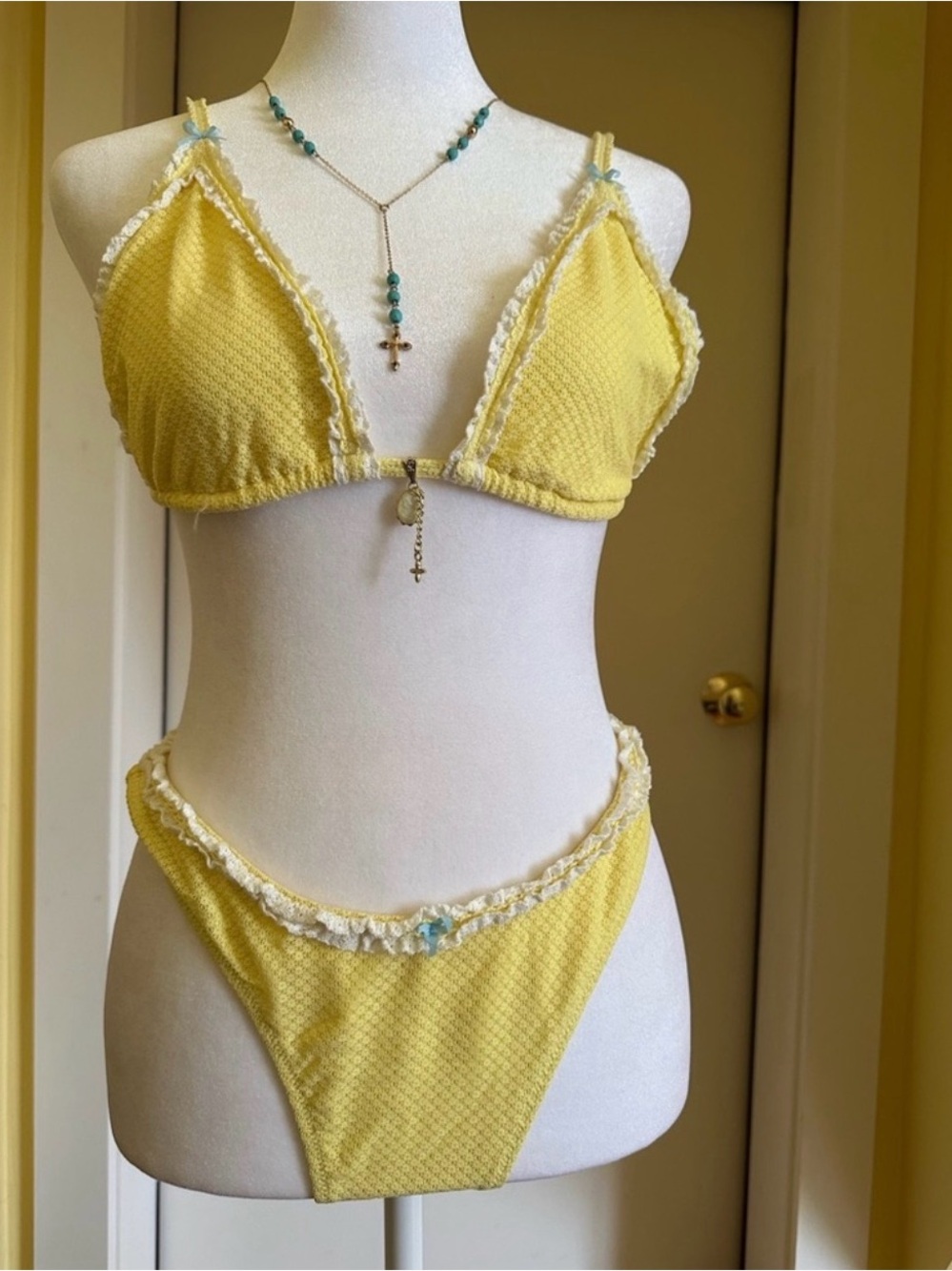 Bydee Buzios Bottom Mykonos Top in Limon